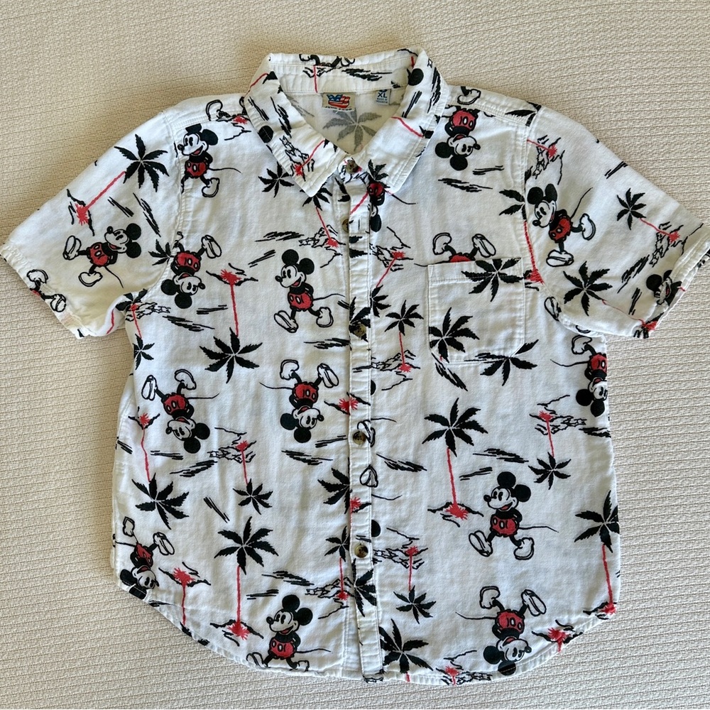 Disney Mickey Mouse Tropical Cotton Shirt